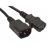 Produktbild för Gembird PC-189-VDE - förlängningskabel för ström - power IEC 60320 C13 till IEC 60320 C14 - 3 m