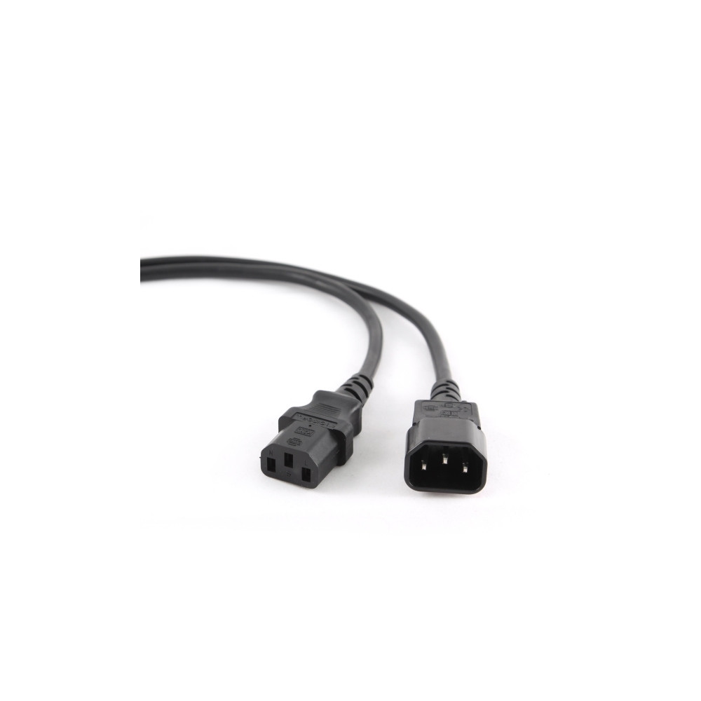 Produktbild för Gembird PC-189-VDE - förlängningskabel för ström - power IEC 60320 C13 till IEC 60320 C14 - 3 m