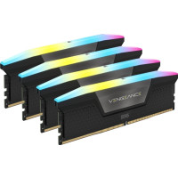Produktbild för CORSAIR Vengeance RGB - DDR5 - sats - 64 GB: 4 x 16 GB - DIMM 288-pin - 6600 MHz / PC5-52800 - ej buffrad