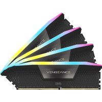 Produktbild för CORSAIR Vengeance RGB - DDR5 - sats - 64 GB: 4 x 16 GB - DIMM 288-pin - 6600 MHz / PC5-52800 - ej buffrad