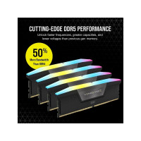 Produktbild för CORSAIR Vengeance RGB - DDR5 - sats - 64 GB: 4 x 16 GB - DIMM 288-pin - 6600 MHz / PC5-52800 - ej buffrad