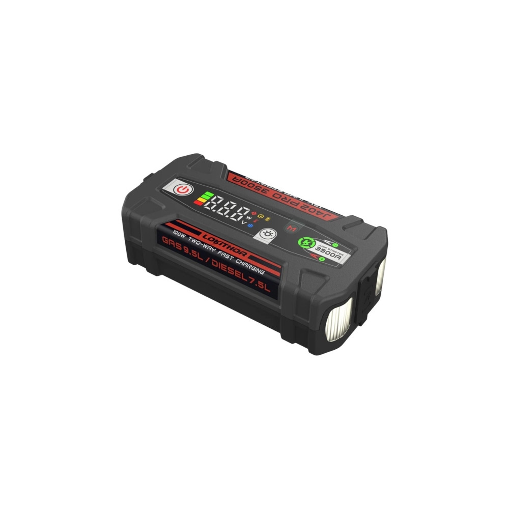 Produktbild för LOKITHOR LOKTIHOR J402 PRO startladdare 3500A peak 100W 2-vä...