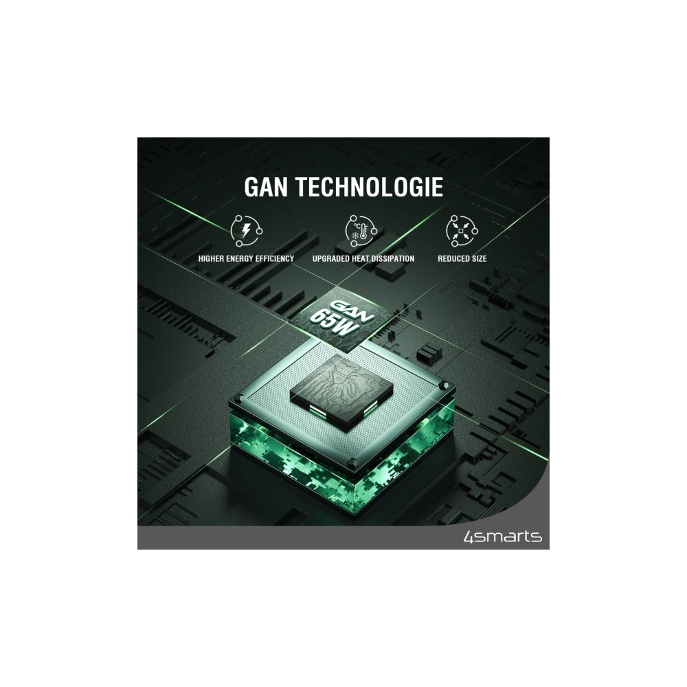 Produktbild för 4smarts - effektband - desk, GaN, 65W