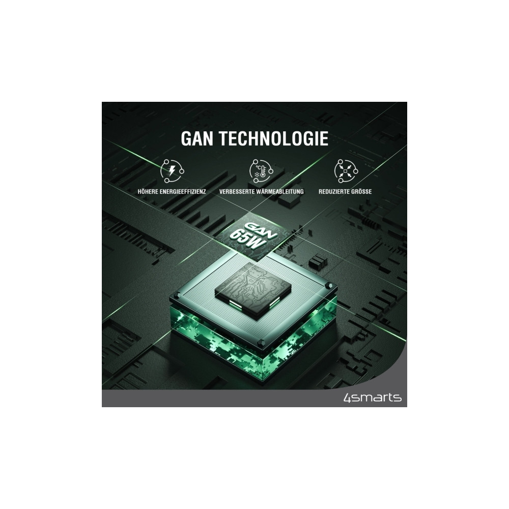 Produktbild för 4smarts - effektband - desk, GaN, 65W