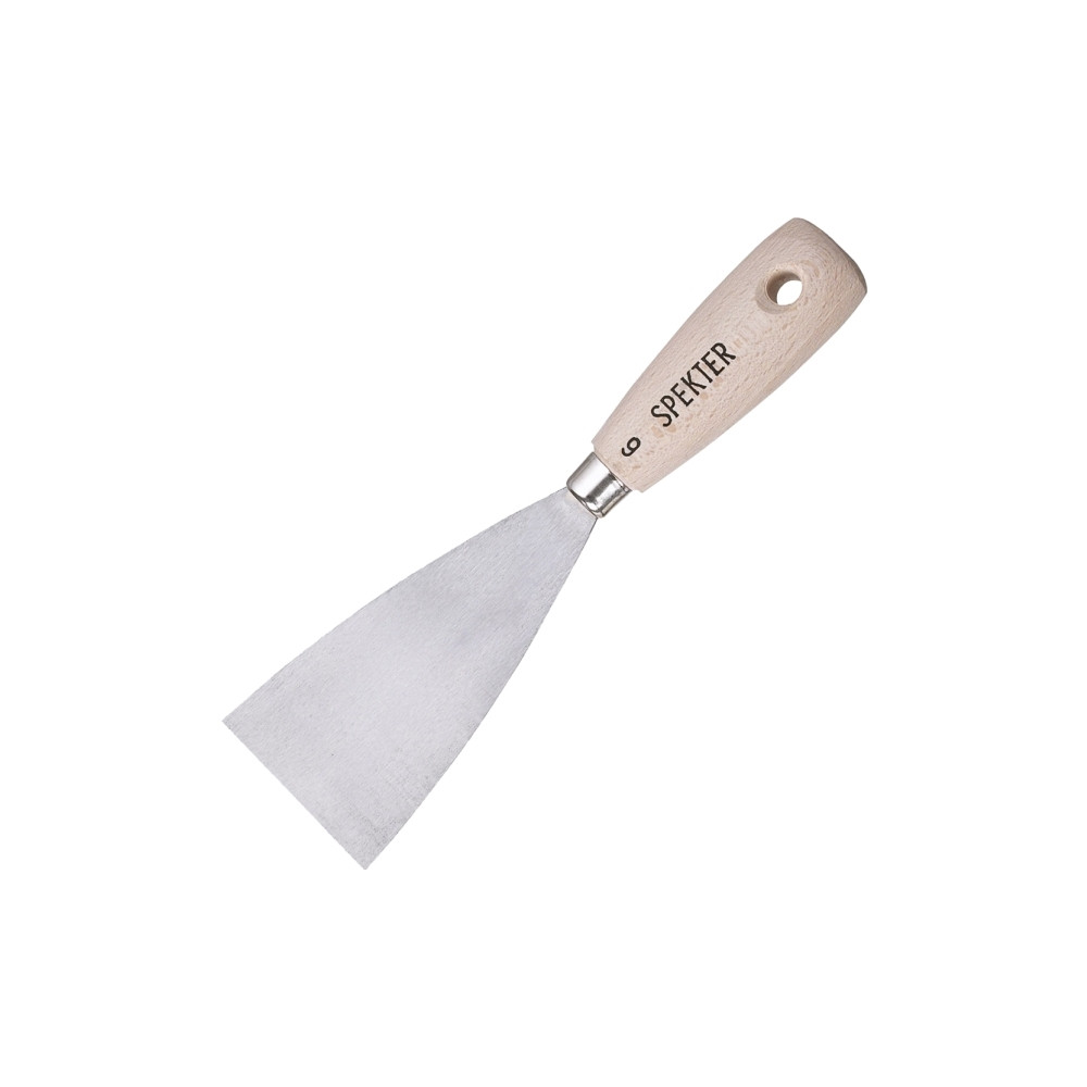 Produktbild för Vikan Spatel med blad av hårt stål och trähandtag, 50 mm, tr...