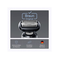 Produktbild för Braun Series 5 64 B, Rakhuvud, 1 huvud, Svart, Rostfritt stå...