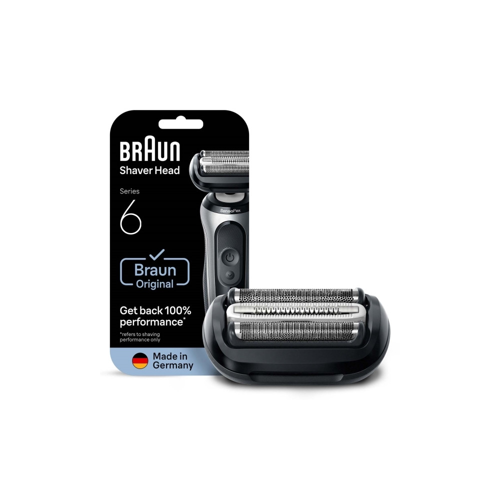Produktbild för Braun Series 5 64 B, Rakhuvud, 1 huvud, Svart, Rostfritt stå...