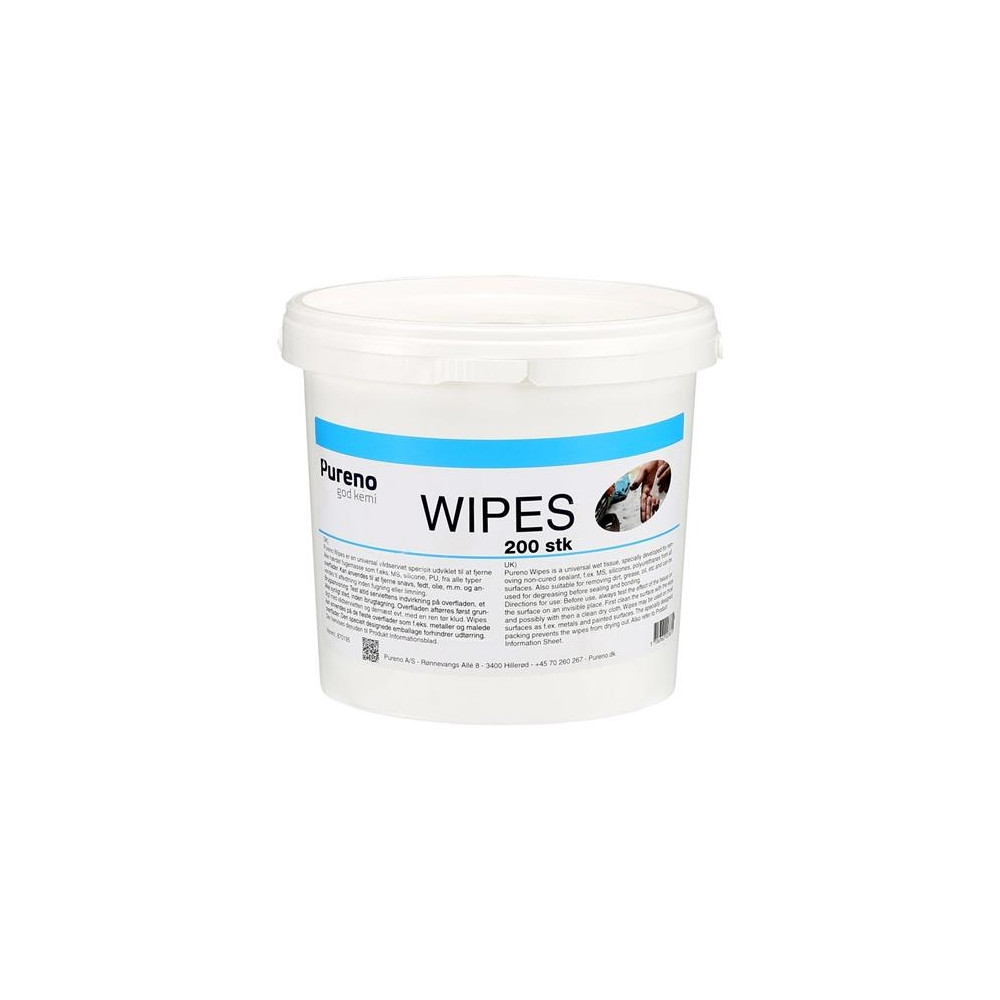 Produktbild för Industri wipes 200 st för att ta bort smuts, fett, olja m.m....
