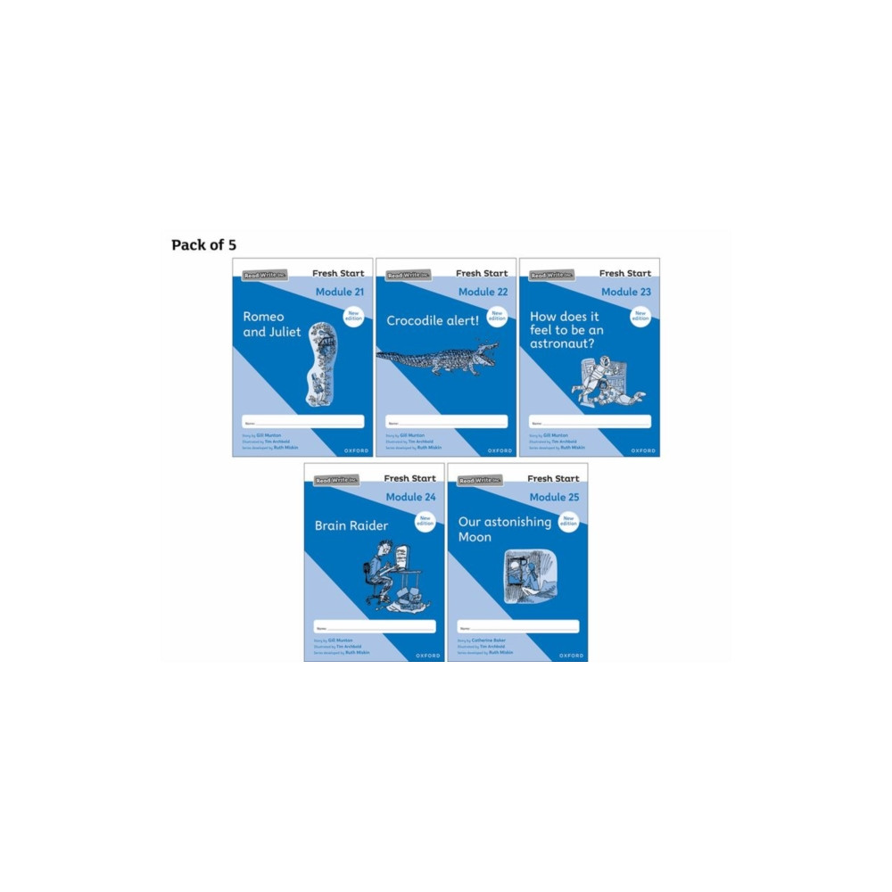 Produktbild för Read Write Inc. Fresh Start: 2024 Modules 21-25 - Pack of 5 (häftad, eng)