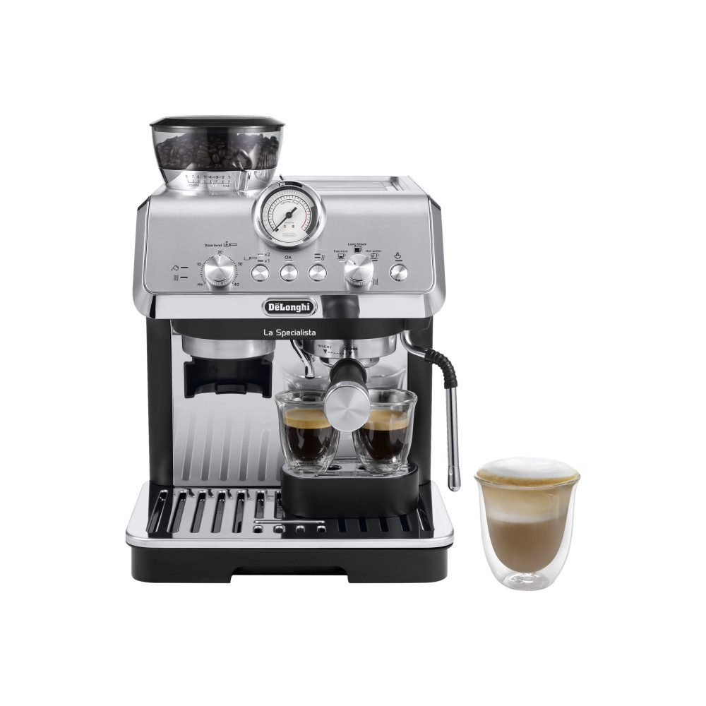 Produktbild för De'Longhi La Specialista Arte EC9155.MB - kaffemaskin med mjölkskummare - 15 bar - svart metall