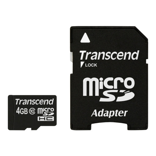 Transcend Information Transcend Premium - flash-minneskort - 4 GB - microSDHC