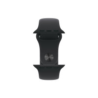 Produktbild för Apple Watch Series 11 (GPS + Cellular) - skiffer titan - smart klocka med sportband - svart - 64 GB