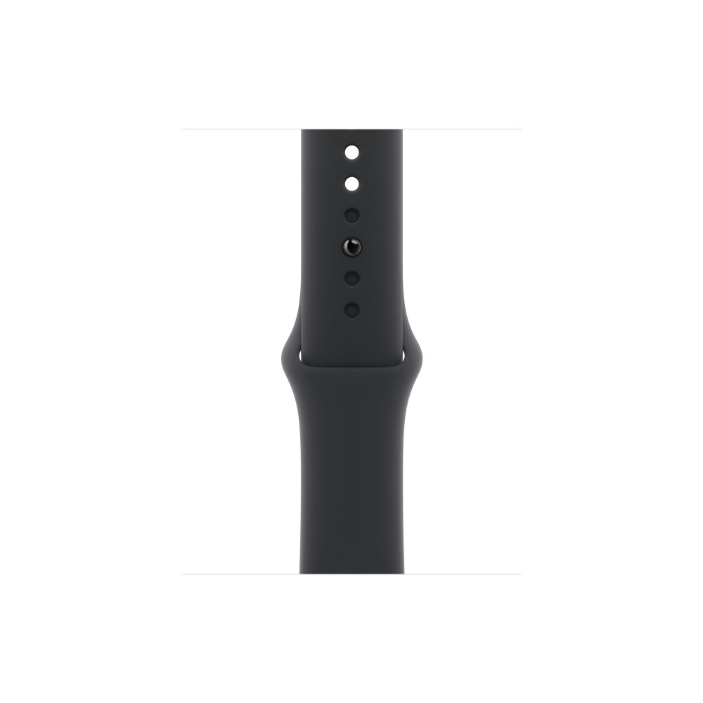 Produktbild för Apple Watch Series 11 (GPS + Cellular) - skiffer titan - smart klocka med sportband - svart - 64 GB