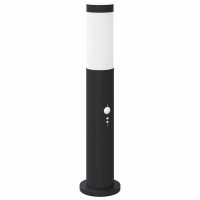 Produktbild för Pollare med sensor 50 cm rostfritt stål IP44