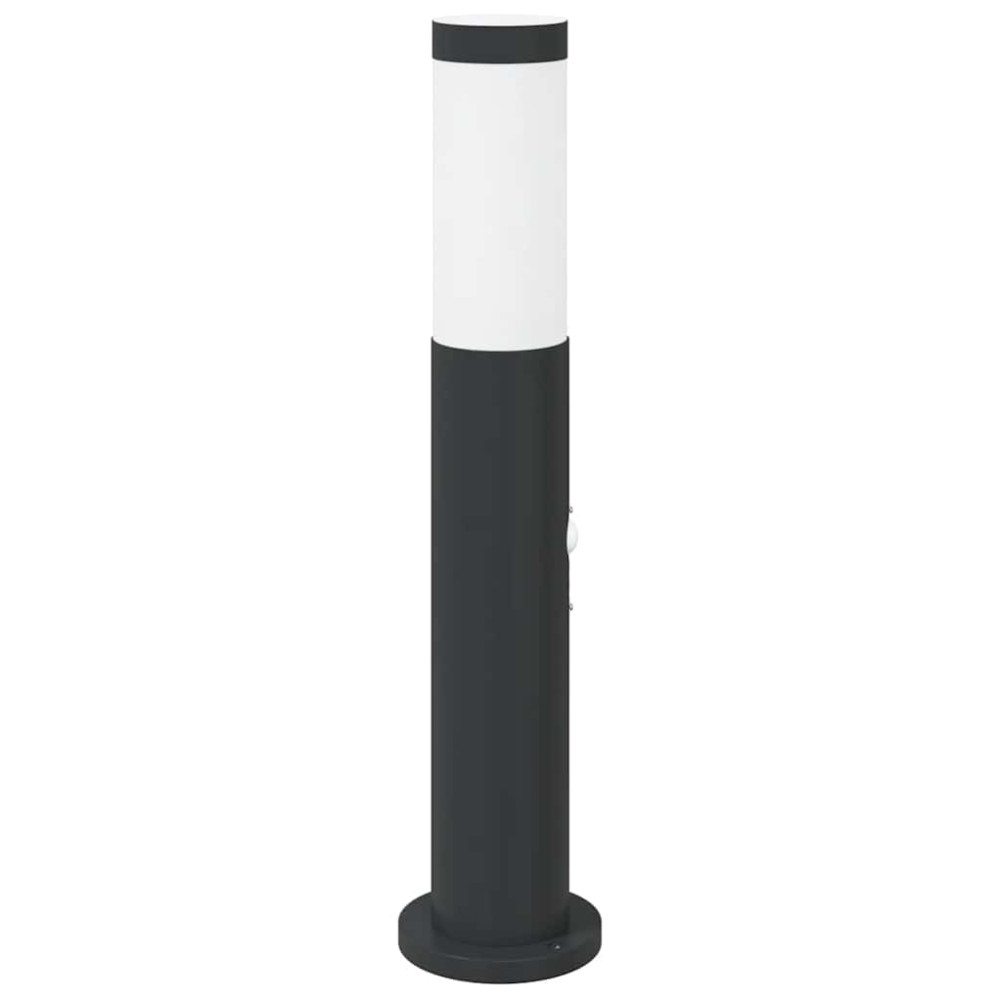 Produktbild för Pollare med sensor 50 cm rostfritt stål IP44