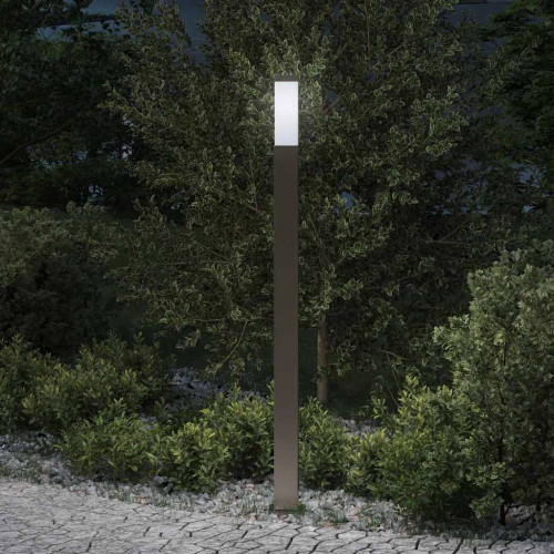 vidaXL Pollare 110 cm rostfritt stål IP44