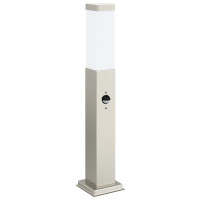 Produktbild för Pollare med sensor 50 cm rostfritt stål IP44