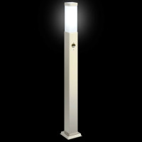Produktbild för Pollare med sensor 3 st 80 cm rostfritt stål IP44