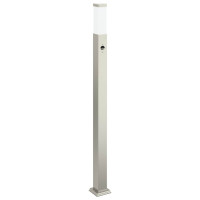 Produktbild för Pollare med sensor 3 st 110 cm rostfritt stål IP44