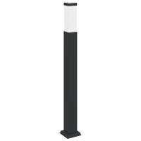 Produktbild för Pollare 3 st 80 cm svart IP44