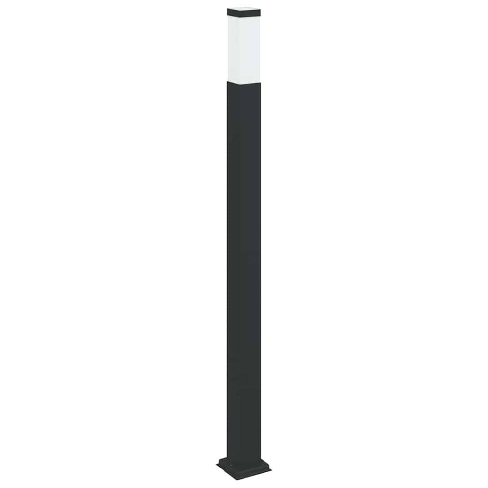 Produktbild för Pollare 3 st 110 cm svarta IP44