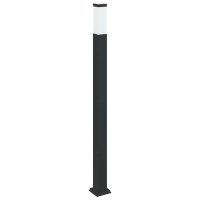 Produktbild för Pollare 3 st 110 cm svarta IP44