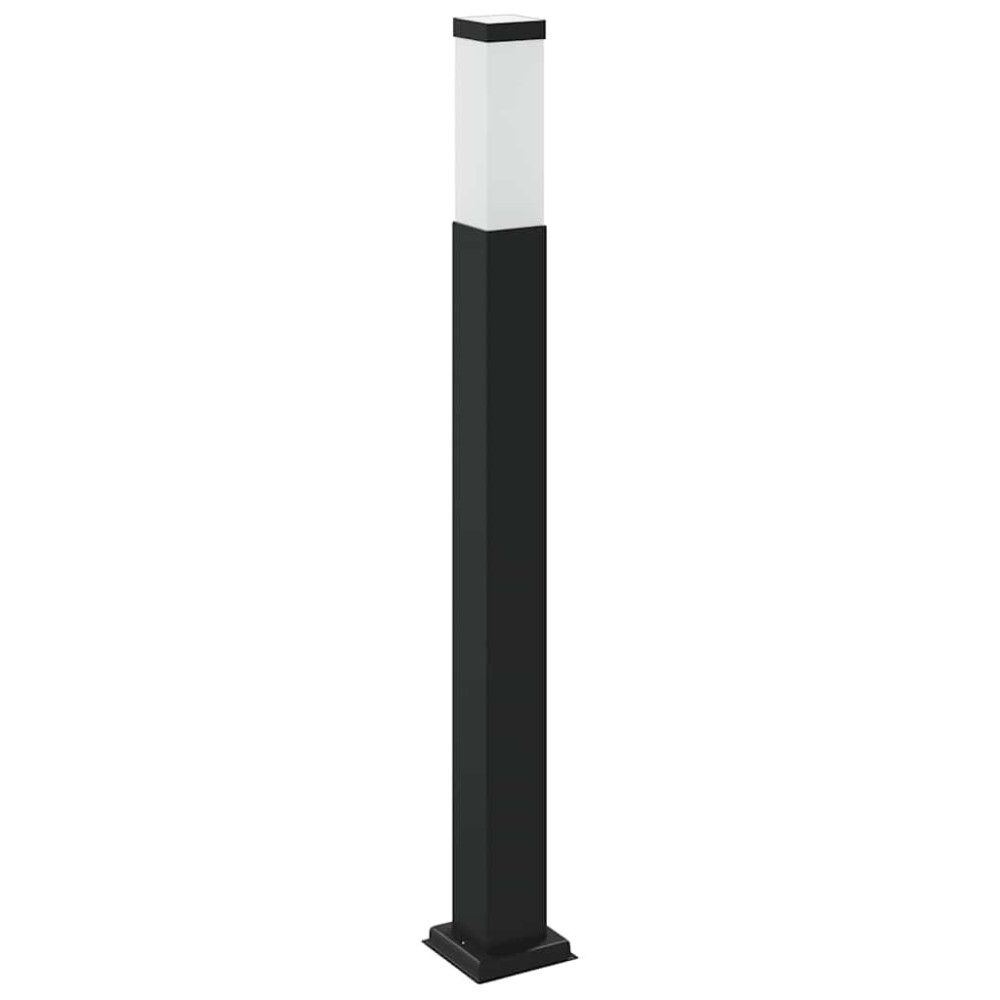 Produktbild för Pollare med sensor 80 cm svart IP44