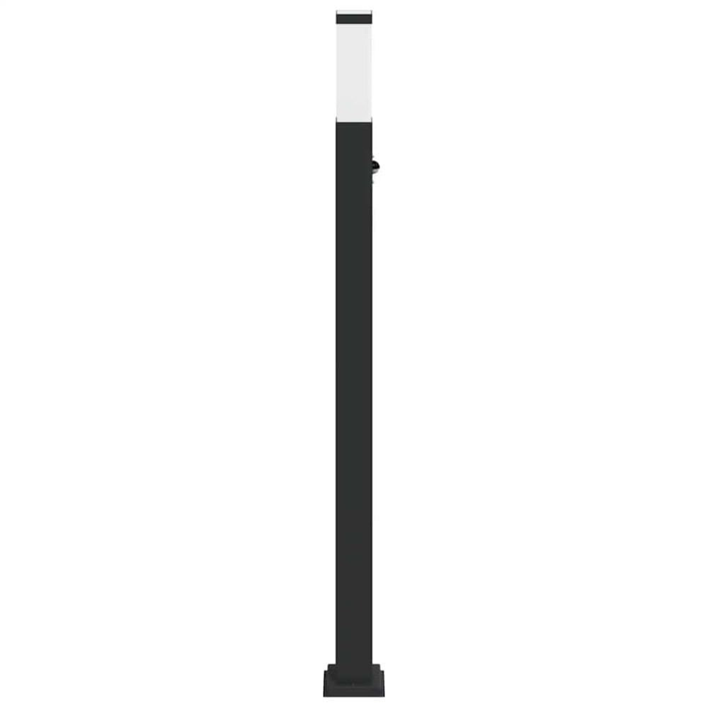 Produktbild för Pollare med sensor 110 cm svart IP44