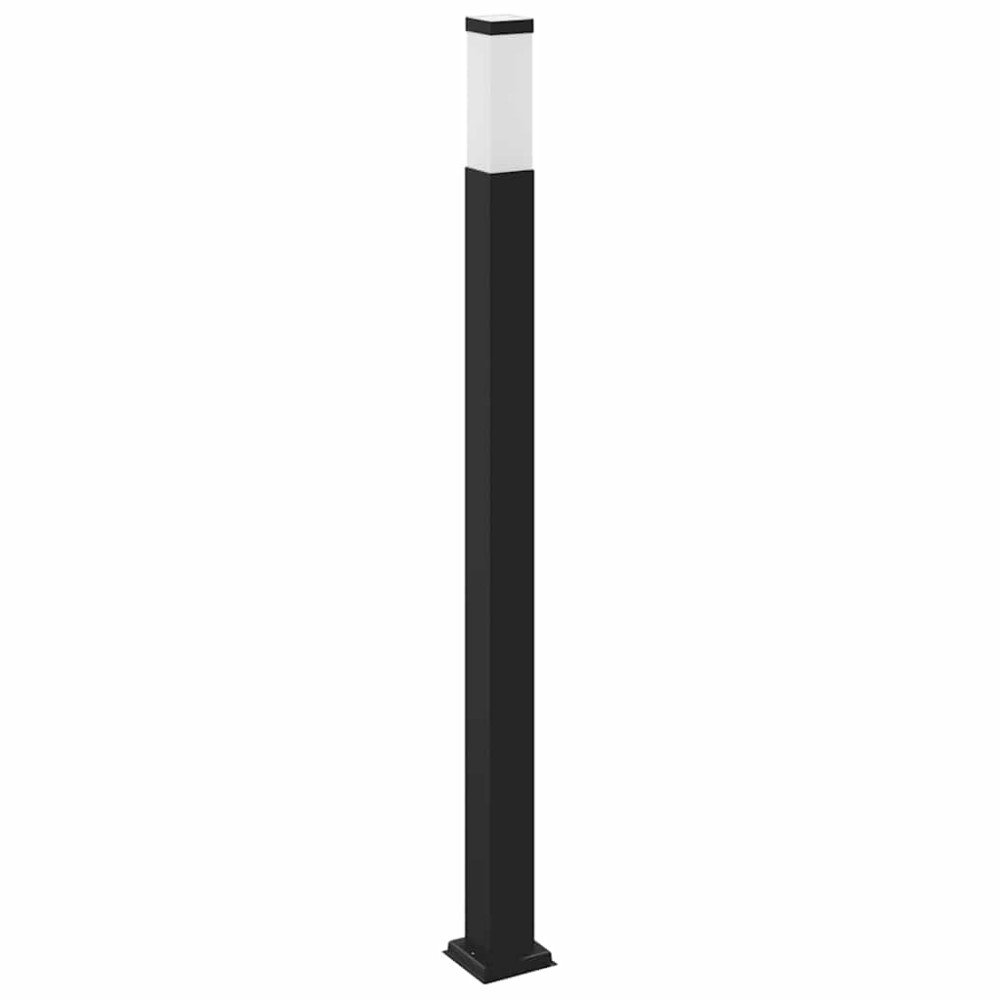 Produktbild för Pollare med sensor 110 cm svart IP44