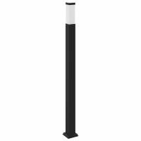 Produktbild för Pollare med sensor 110 cm svart IP44