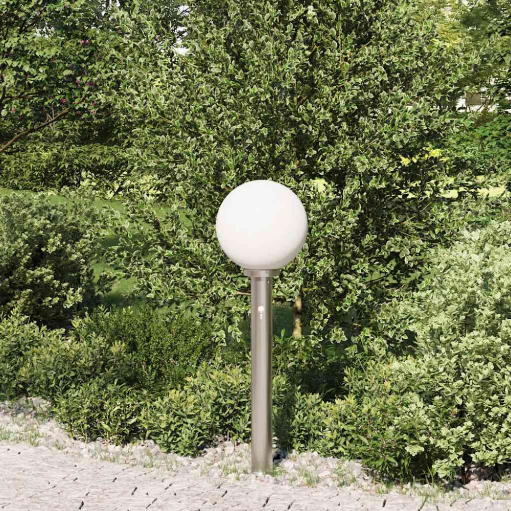 Produktbild för Pollare med sensor 80 cm rostfritt stål IP44