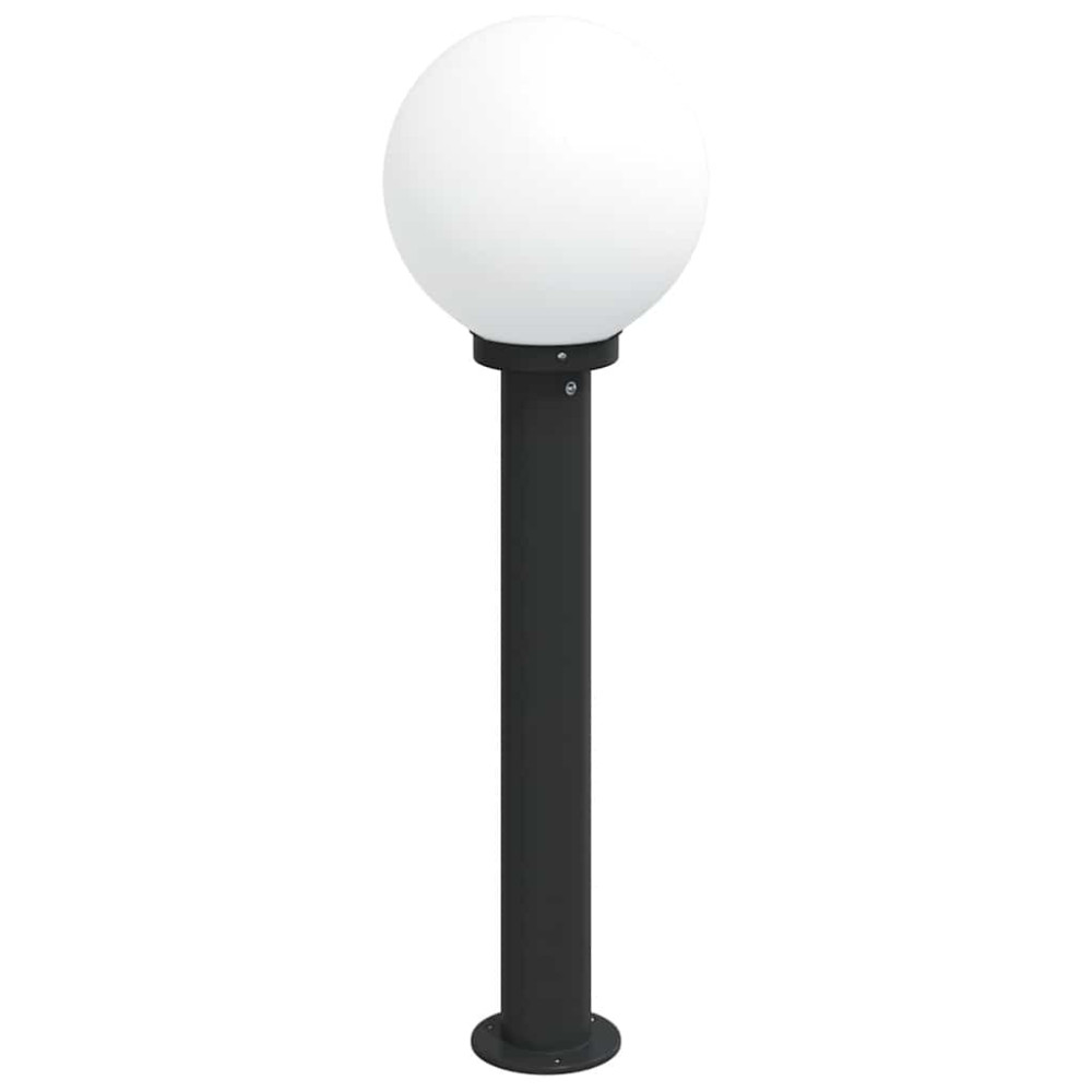 Produktbild för Pollare 3 st 80 cm svart IP44