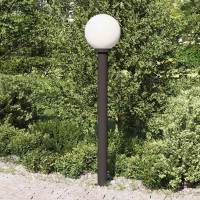 Produktbild för Pollare 120 cm svart IP44