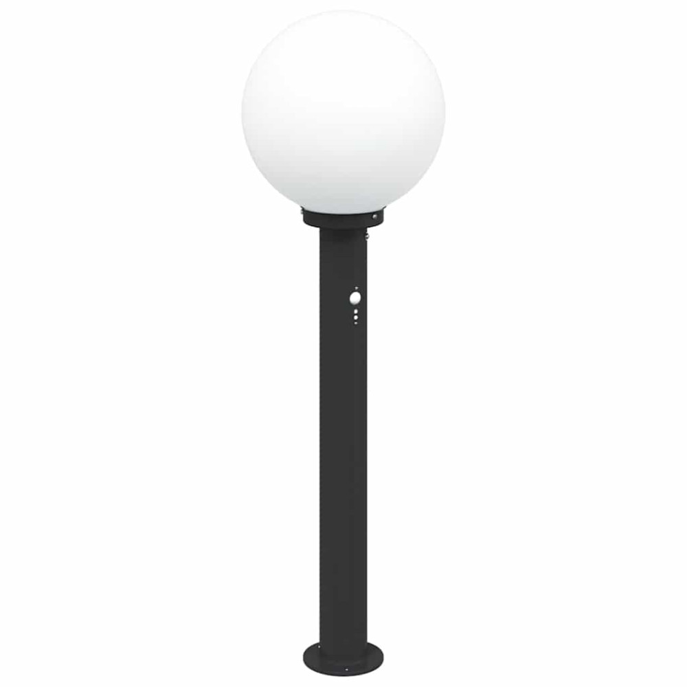 Produktbild för Pollare med sensor 80 cm svart IP44