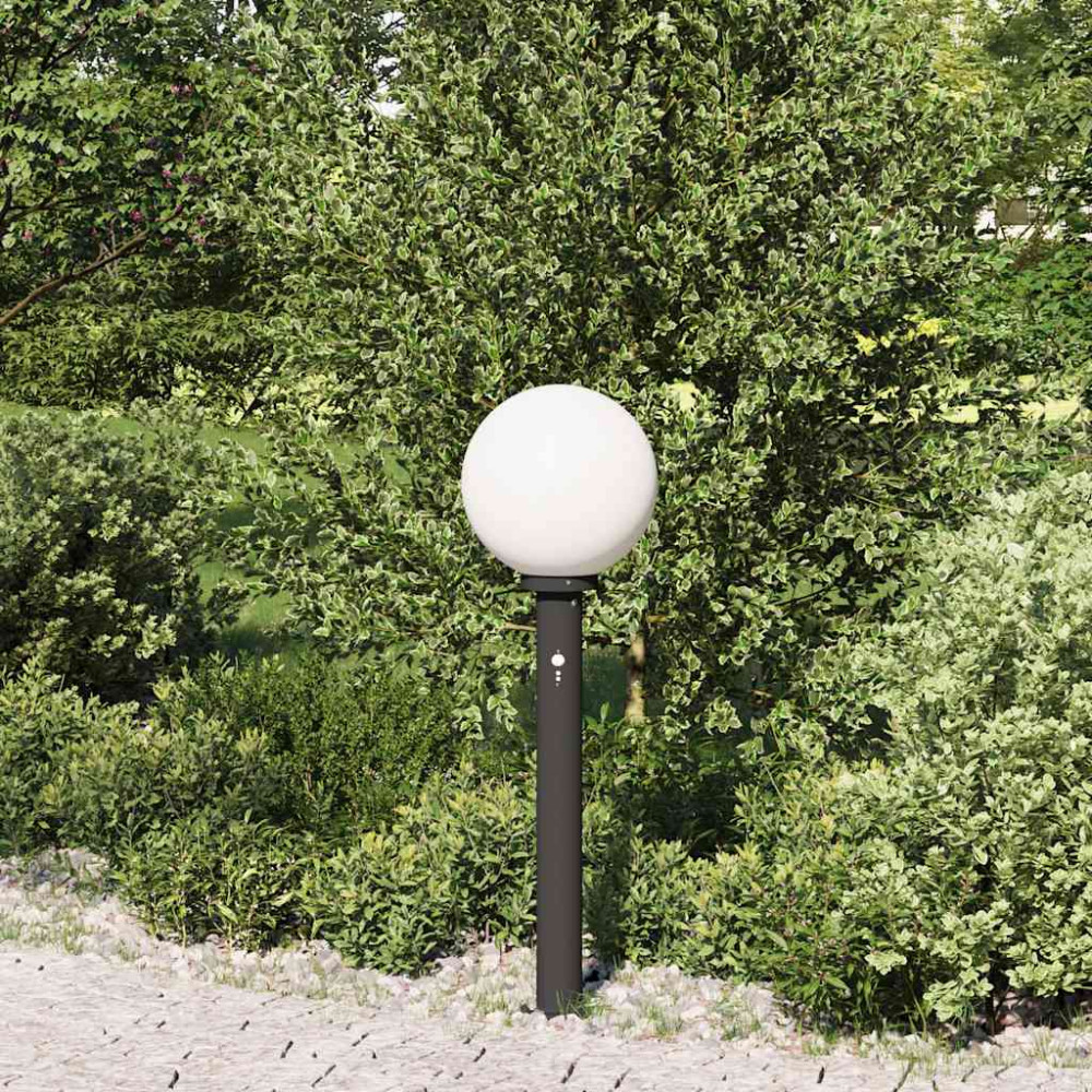 Produktbild för Pollare med sensor 80 cm svart IP44