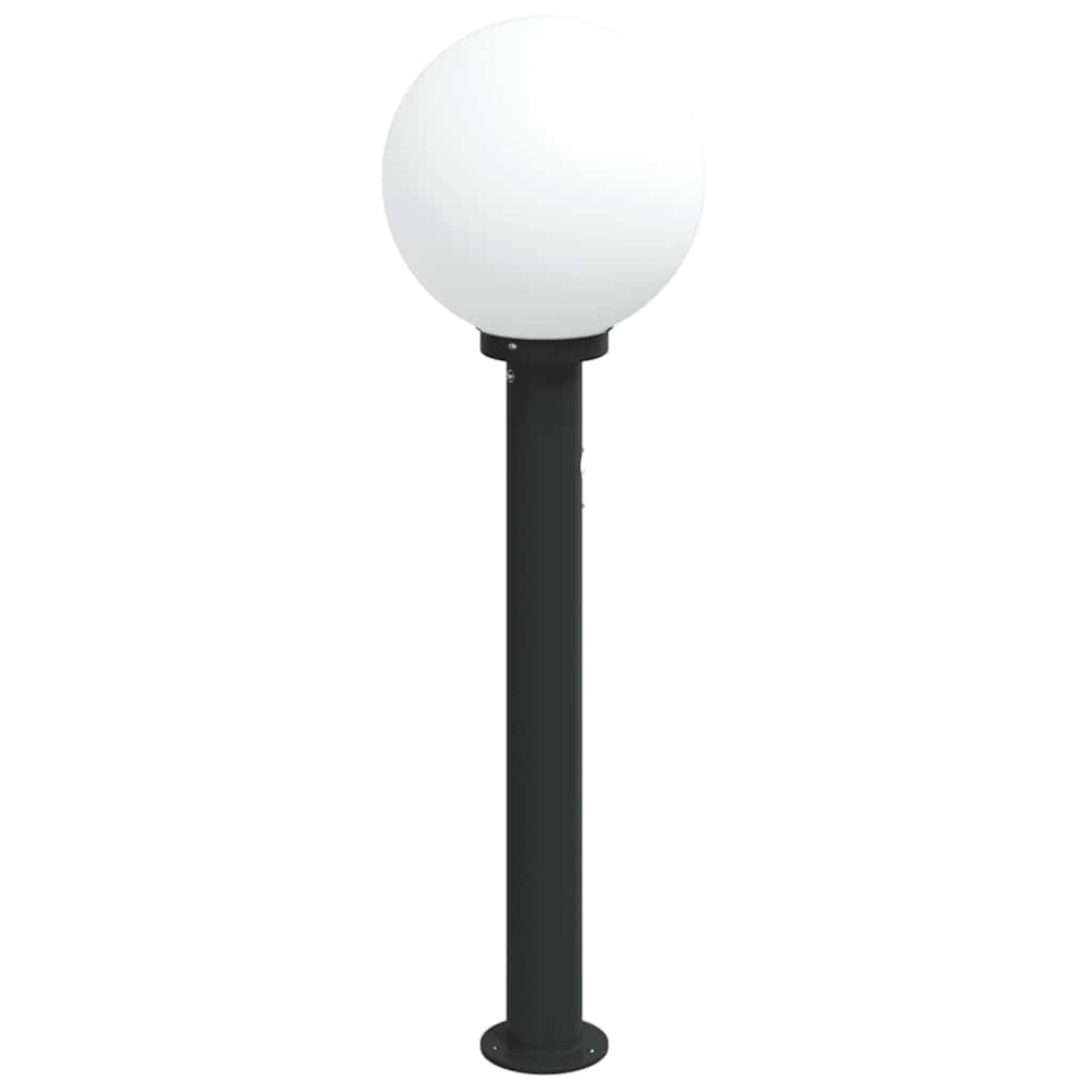 Produktbild för Pollare med sensor 80 cm svart IP44