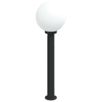 Produktbild för Pollare med sensor 80 cm svart IP44
