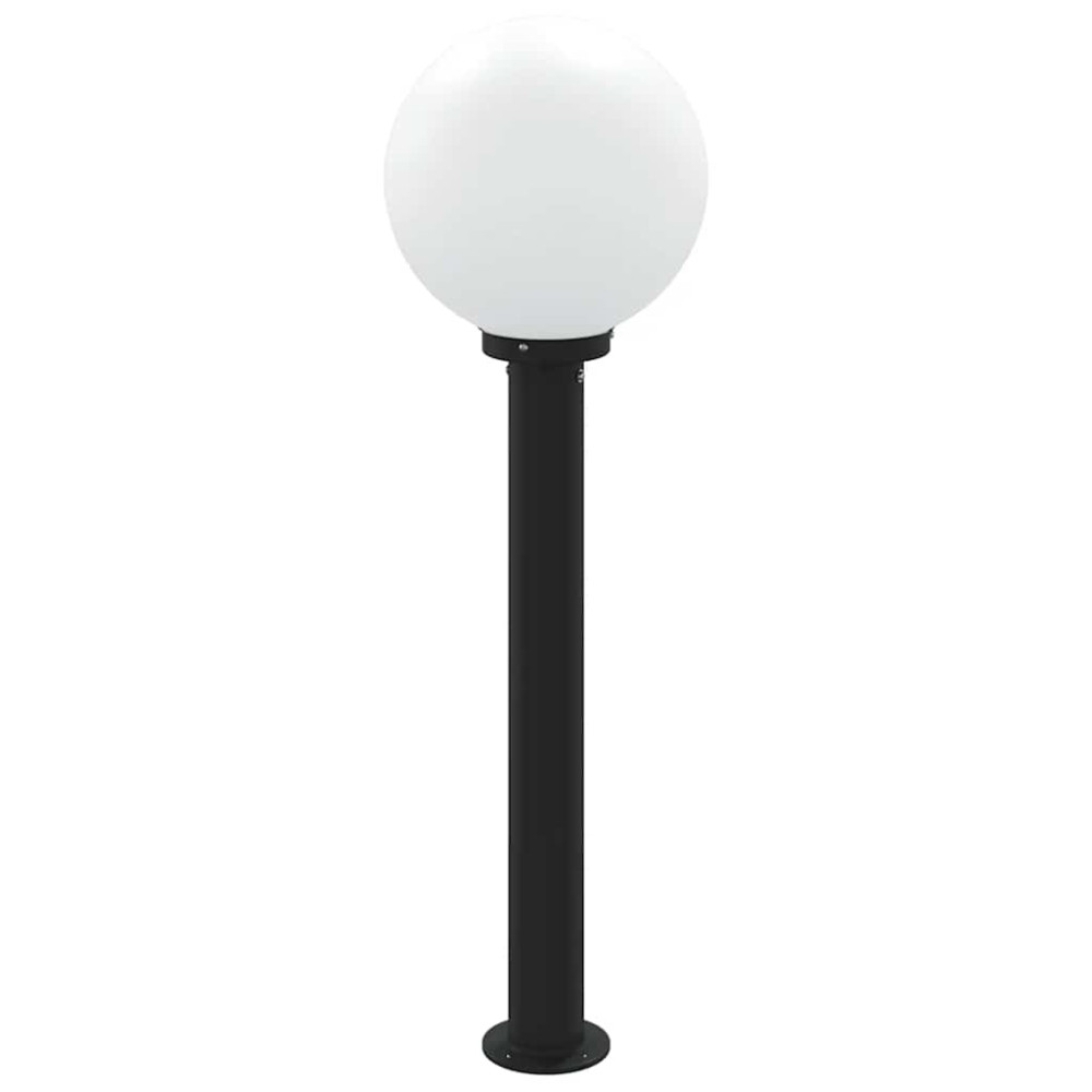 Produktbild för Pollare med sensor 80 cm svart IP44