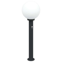 Produktbild för Pollare med sensor 3 st 80 cm svart IP44
