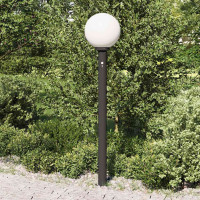 Produktbild för Pollare med sensor 120 cm svart IP44