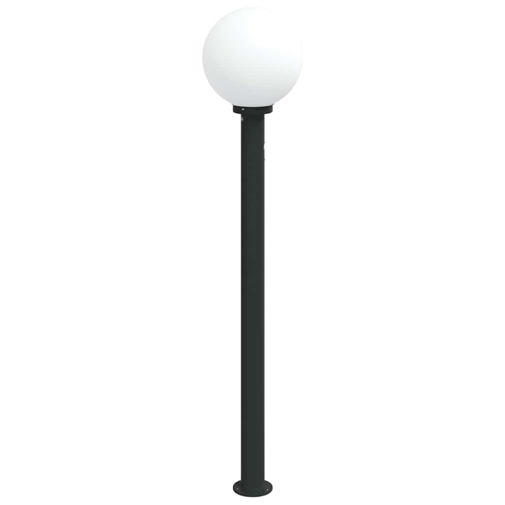 Produktbild för Pollare med sensor 120 cm svart IP44