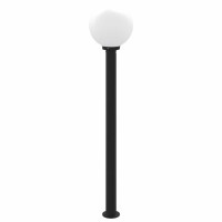 Produktbild för Pollare med sensor 120 cm svart IP44