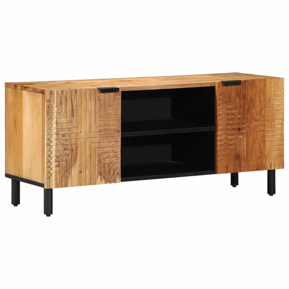 Produktbild för TV-skåp 105x33x46 cm massivt trä akacia