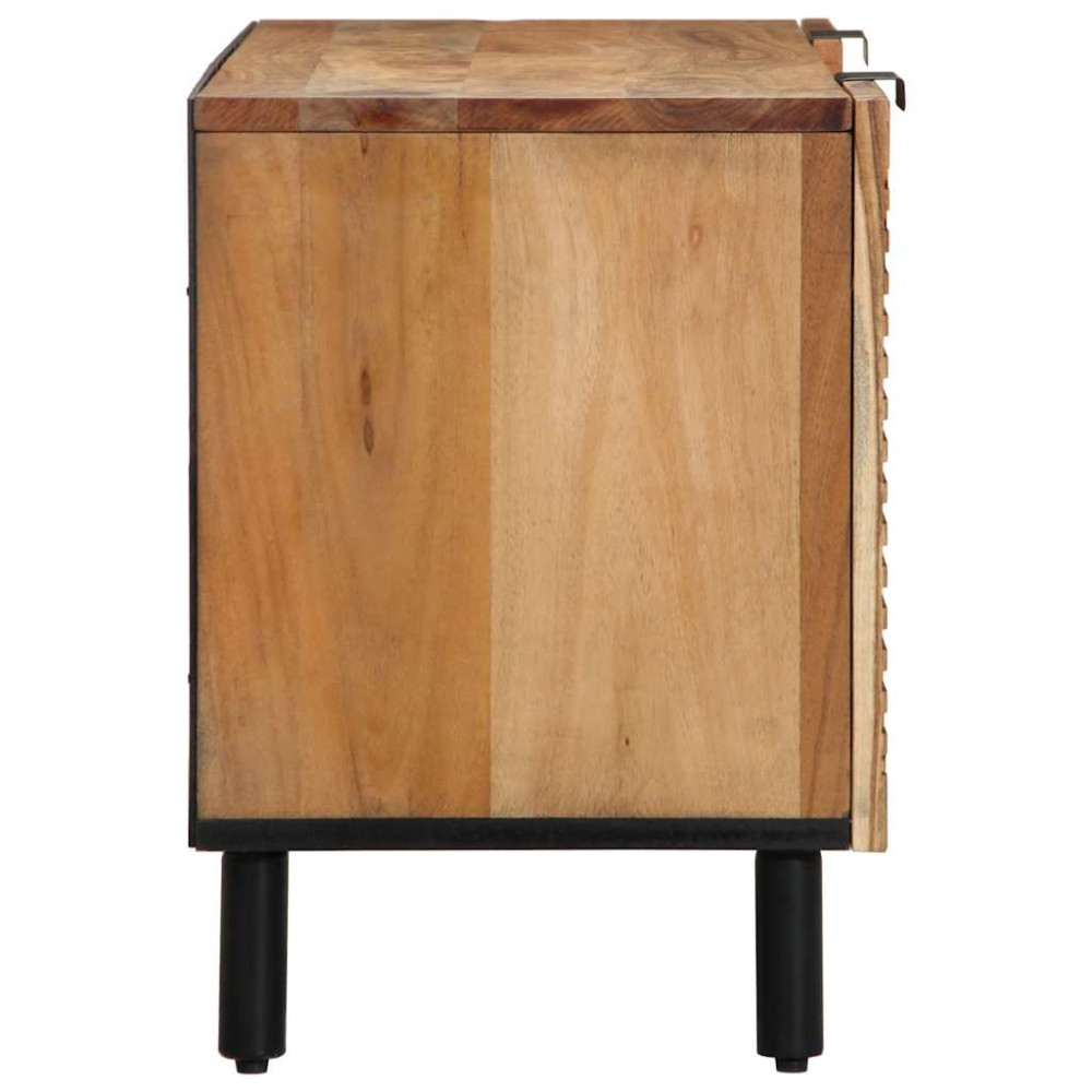 Produktbild för TV-skåp 105x33x46 cm massivt trä akacia