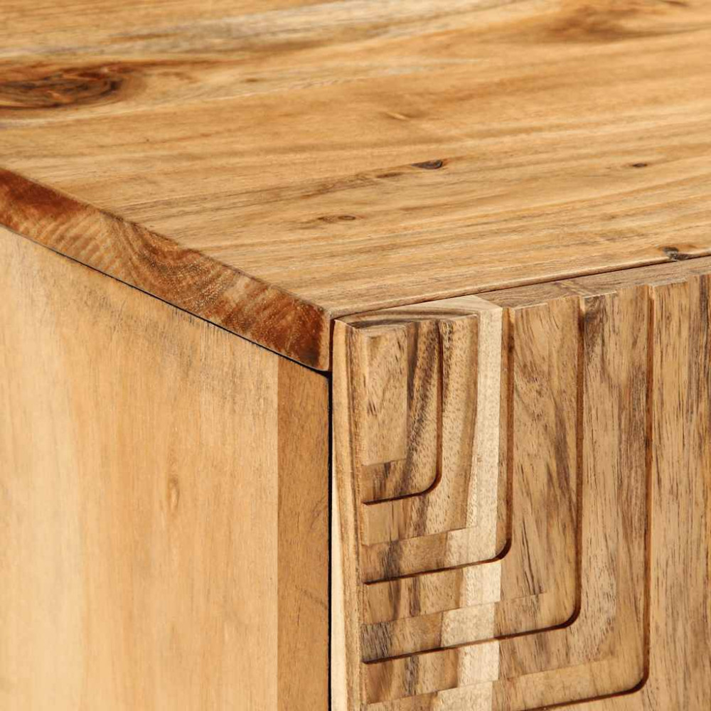 Produktbild för TV-skåp 105x33x46 cm massivt trä akacia