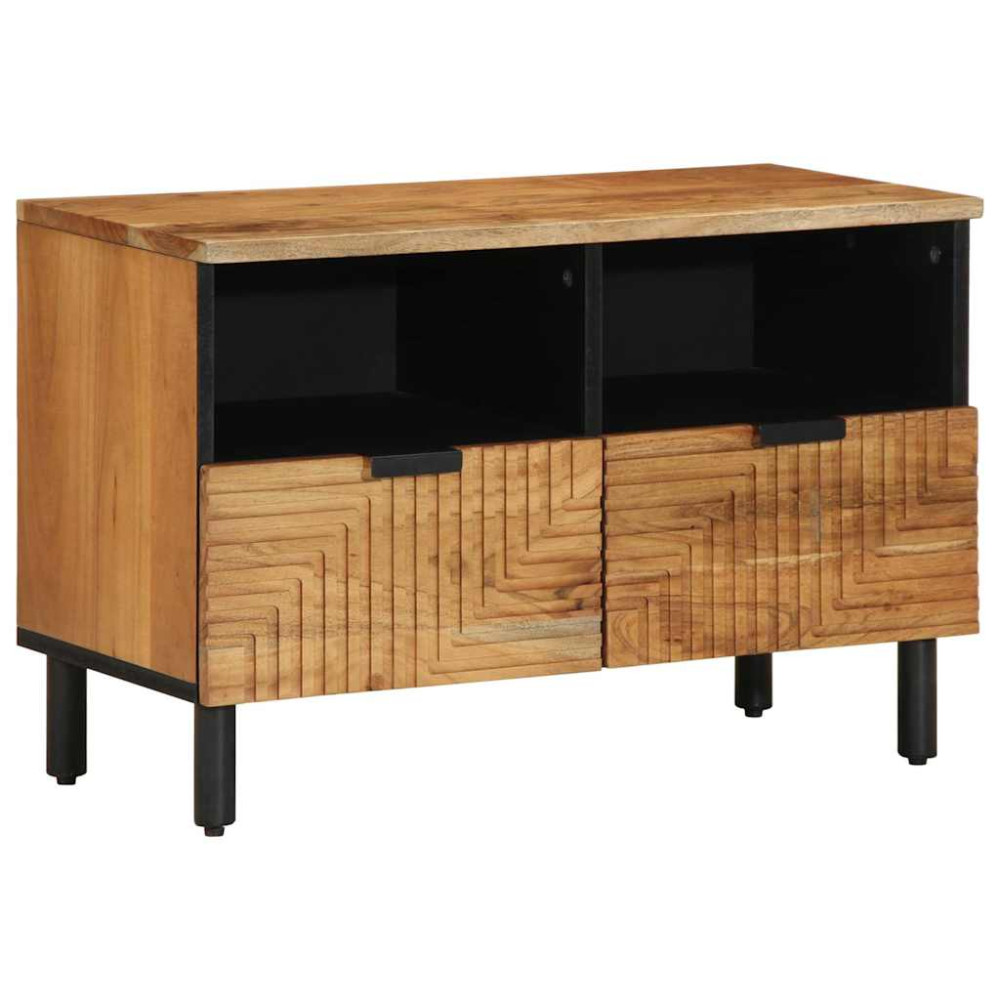 Produktbild för TV-skåp 70x33x46 cm massivt trä akacia