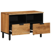 Produktbild för TV-skåp 70x33x46 cm massivt trä akacia