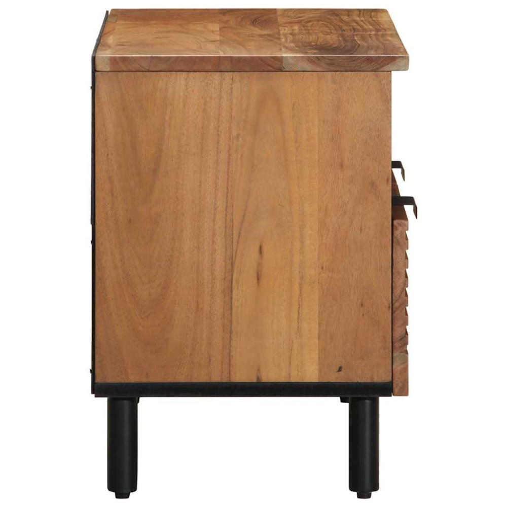 Produktbild för TV-skåp 70x33x46 cm massivt trä akacia