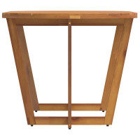 Produktbild för Matbord för trädgården ovalt 200x90x75 cm massivt trä akacia