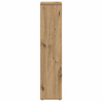 Produktbild för Badrumsskåp med rullhållare hantverksmässig ek 20,5x20x90 cm